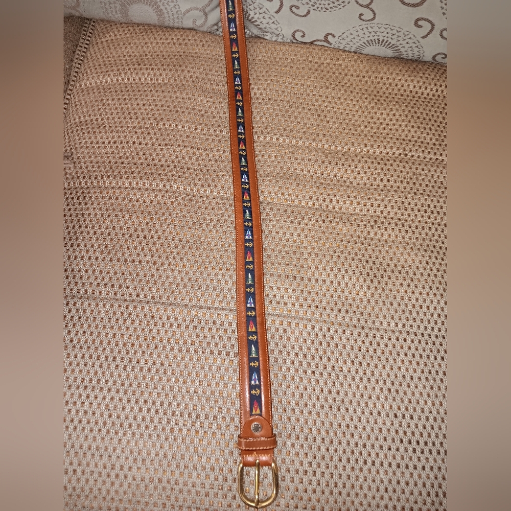 Paul & Shark leather belt